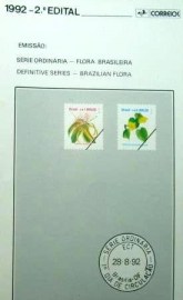 Edital de Lançamento nº 2 de 1992 Flora Brasileira