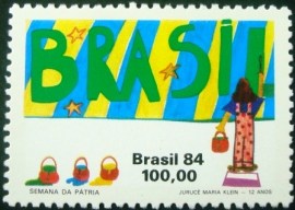 Selo postal COMEMORATIVO do Brasil de 1984 - C 1413 N
