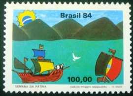 Selo postal COMEMORATIVO do Brasil de 1984 - C 1414 N