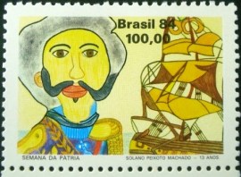 Selo postal COMEMORATIVO do Brasil de 1984 - C 1415 M