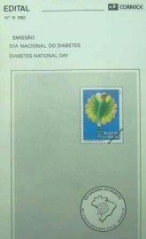 Edital de Lançamento de 1992 nº 15 Diabetes