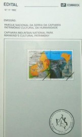 Edital de Lançamento de 1992 nº 17 Serra da Capivara