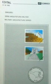 Edital de Lançamento de 1992 nº 20 Arquitetura Militar