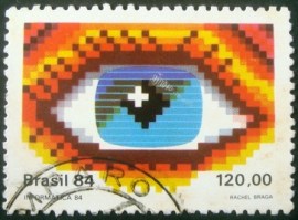 Selo postal COMEMORATIVO do Brasil de 1984 - C 1423 U