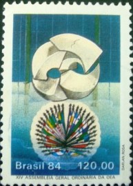 Selo postal COMEMORATIVO do Brasil de 1984 - C 1424 N