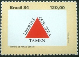 Selo postal COMEMORATIVO do Brasil de 1984 - C 1425 N