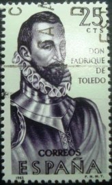 Selo postal da Espanha de 1965 Don Fadrique de Toledo