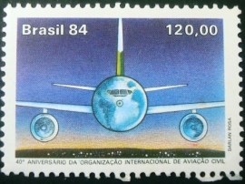 Selo postal COMEMORATIVO do Brasil de 1984 - C 1436 M