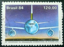 Selo postal COMEMORATIVO do Brasil de 1984 - C 1436 U