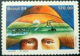 Selo postal COMEMORATIVO do Brasil de 1984 - C 1437 M