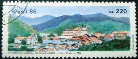 Selo postal do Brasil de 1985 Ouro Preto - C 1447 MCC