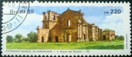 Selo postal de 1985 São Miguel das Missões - C 1448 MCC