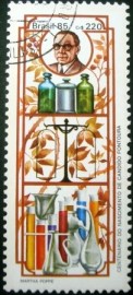 Selo postal de 1985 Candido Fontoura - C 1454 U