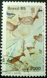 Selo postal COMEMORATIVO do Brasil de 1985 - C 1457 U