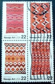 Série de selos postais dos Estados Unidos de 1986 Navajo Art