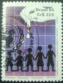 Selo postal COMEMORATIVO do Brasil de 1985 - C 1466  NCC
