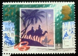 Selo postal do Reino Unido de 1988 Three Wise Men