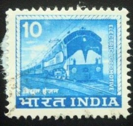 Selos postal da Índia de 1976 Electric Locomotive