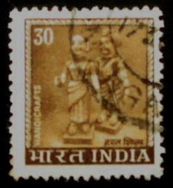 Selos postal da Índia de 1979 Indian Dolls