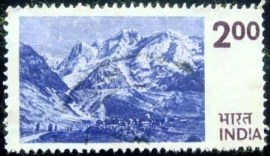 Selos postal da Índia de 1975 Himalayas