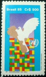 Selo postal COMEMORATIO do Brasil de 1985 - C 1492 M