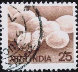 Selo postal da Índia de 1982 Hatching Eggs