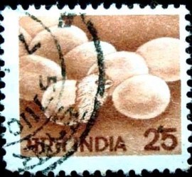 Selo postal da Índia de 1979 Hatching Eggs
