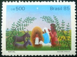 Selo postal COMEMORATIO do Brasil de 1985 - C 1494 M