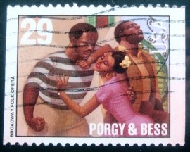 Selo postal dos Estados Unidos de 1993 Porgy and Bess