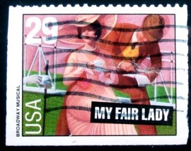 Selo postal dos Estados Unidos de 1993 My Fair Lady