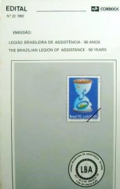 Edital de Lançamento nº 22 de 1992 LBA Legião Brasileira Assistência