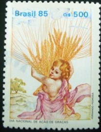 Selo postal COMEMORATIO do Brasil de 1985 - C 1502 U