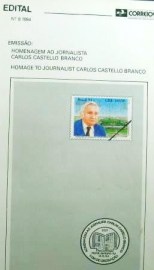 Edital de Lançamento nº 8 de 1994 Carlos Castello Branco