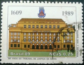 Selo postal COMEMORATIVO do Brasil de 1989 - C 1619 U