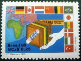 Selo postal COMEMORATIVO do Brasil de 1989 - C 1622 M