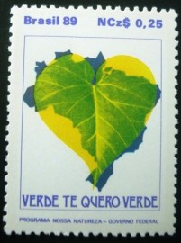 Selo postal COMEMORATIVO do Brasil de 1989 - C 1626 M