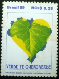 Selo postal COMEMORATIVO do Brasil de 1989 - C 1626 N