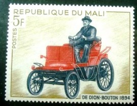 Selo postal da Rep. du Mali de 1968 De Dion Bouton 1894