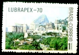 Selo postal do Brasil de 1970 Rio de Janeiro