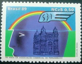 Selo postal COMEMORATIVO do Brasil de 1989 - C 1642 N