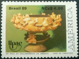 Selo postal COMEMORATIVO do Brasil de 1989 - C 1649 M