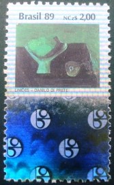 Selo postal do Brasil de 1989 Limões Danilo Di Preti