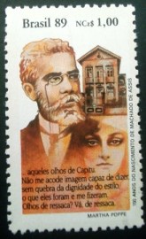 Selo postal COMEMORATIVO do Brasil de 1989 - C 1655 N