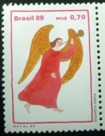 Selo postal COMEMORATIVO do Brasil de 1989 - C 1658 M