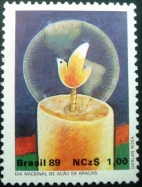 Selo postal COMEMORATIVO do Brasil de 1989 - C 1660 M
