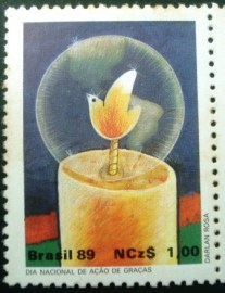 Selo postal COMEMORATIVO do Brasil de 1989 - C 1660 N