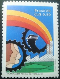 Selo postal COMEMORATIVO do Brasil de 1986 - C 1509 M