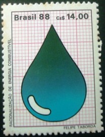 Selo postal COMEMORATIVO do Brasil de 1988 - C 1579 N
