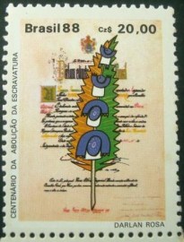 Selo postal COMEMORATIVO do Brasil de 1988 - C 1583 M