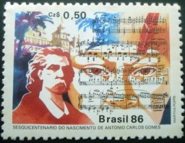 Selo postal COMEMORATIVO do Brasil de 1986 - C 1515 M